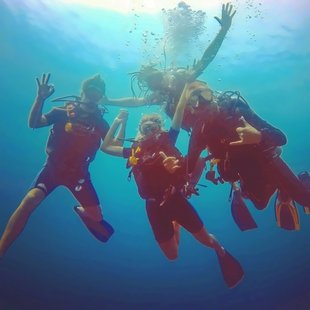 Divers at Richelieu Rock